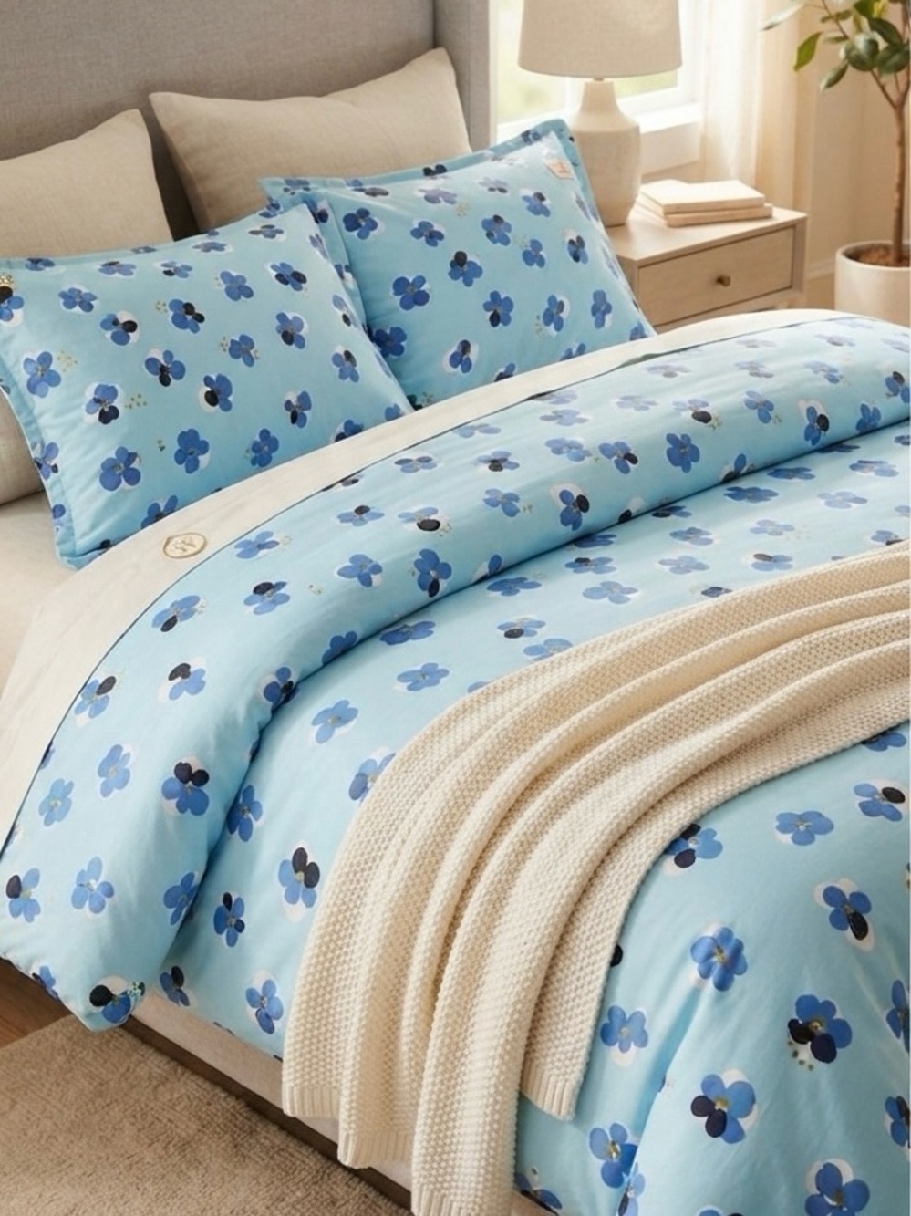 New❤️Kate Spade Cotton Sprint Floral Full/Queen Comforter Set